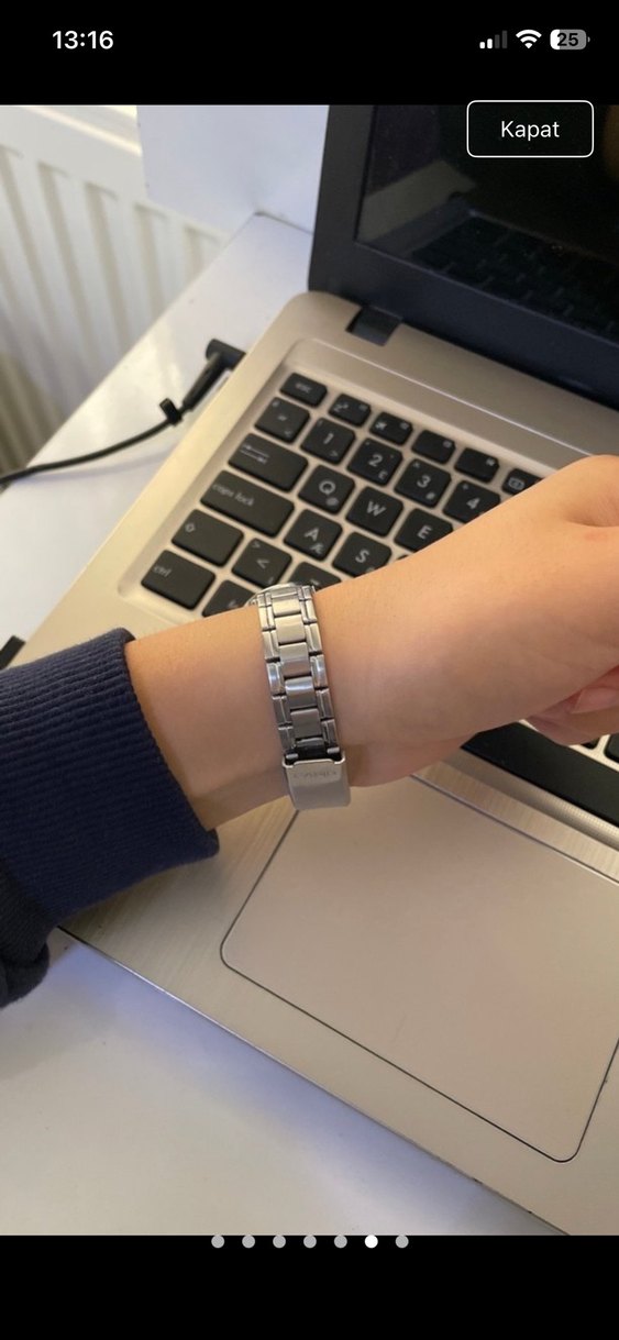 Gri Kadranlı Kadın Saati Casio - Görsel 2