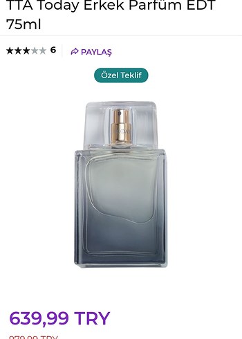 Avon Avon TTA Today Erkek Parfüm EDT 75ml