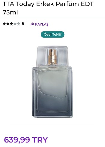 Avon TTA Today Erkek Parfüm EDT 75ml