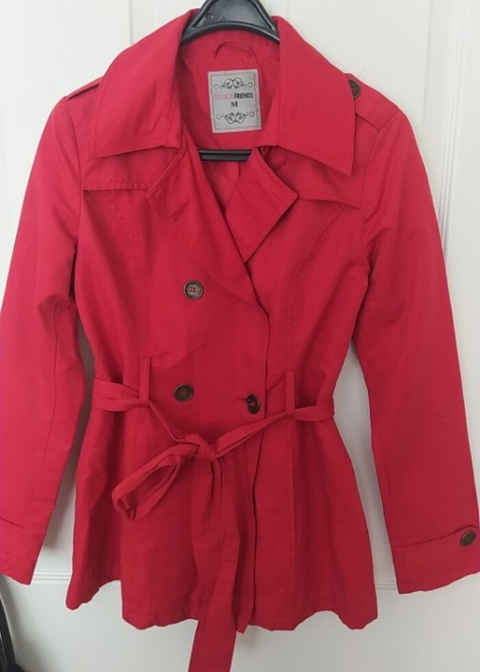 Kırmızı Trençkot - Görsel 4