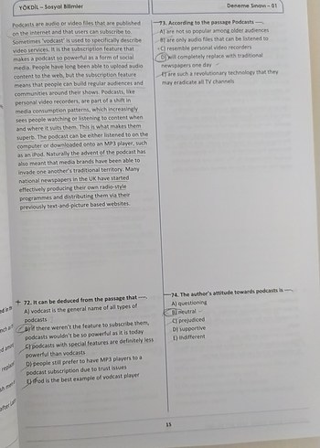 YÖKDİL Sosyal Hazırlık Kitabı - Görsel 5