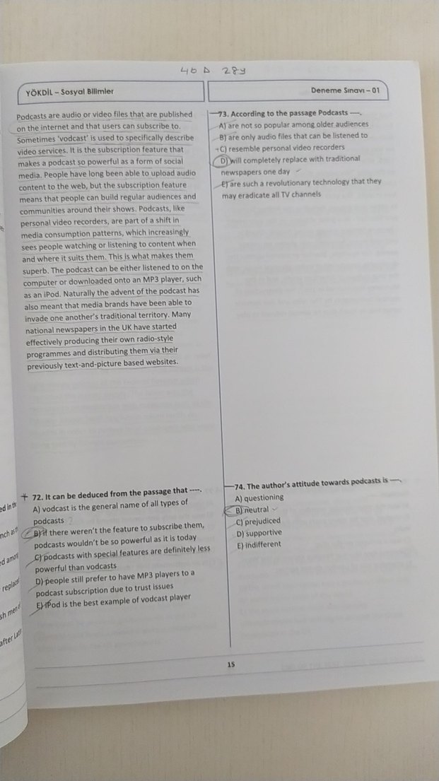 YÖKDİL Sosyal Hazırlık Kitabı - Görsel 5