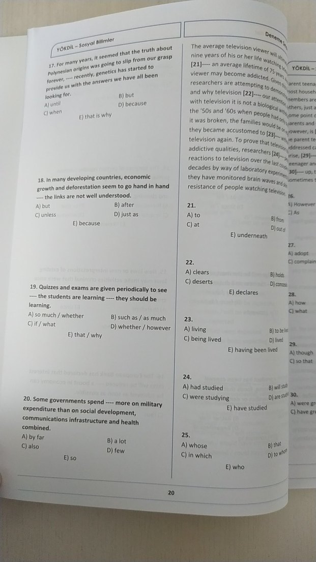 YÖKDİL Sosyal Hazırlık Kitabı - Görsel 4