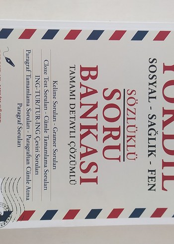 YÖKDİL Sosyal Sağlık Fen Sözlüklü Soru Bankası - Görsel 2