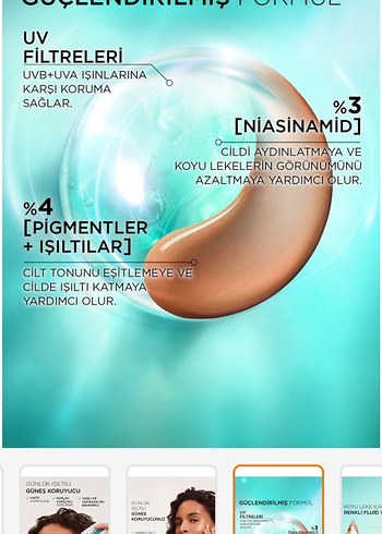 L'Oréal Bright Reveal Renkli Güneş Kremi SPF 50 - Görsel 7