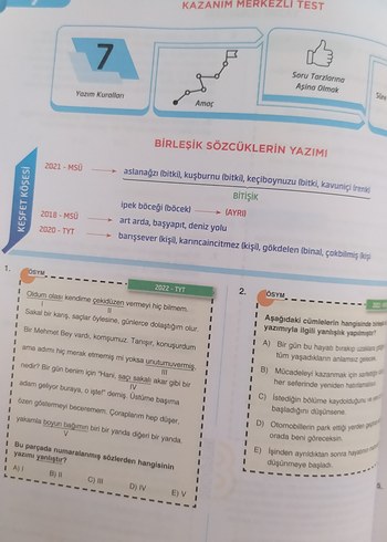 Parla Dil Bilgisi Soru Bankası 2026 - Görsel 4