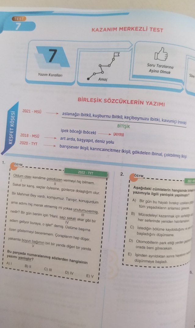 Parla Dil Bilgisi Soru Bankası 2026 - Görsel 4