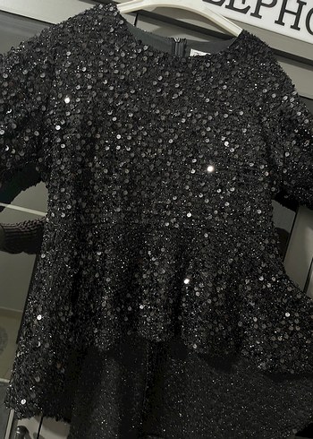 SİYAH ABİYE ÜST - Görsel 4