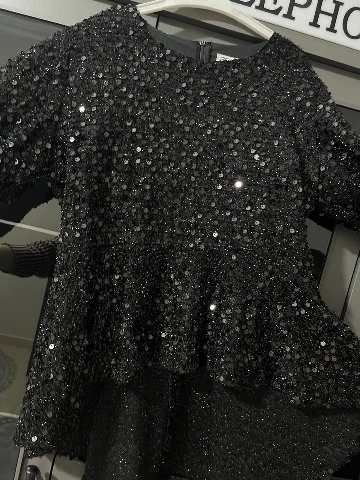 SİYAH ABİYE ÜST - Görsel 4