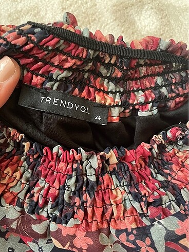 Trendyol & Milla Milla çiçekli etek