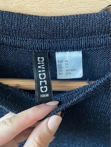 H&M HM lacivert kazak