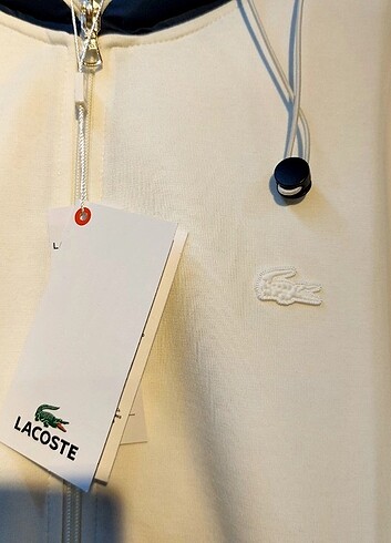 m Beden beyaz Renk LACOSTE ERKEK SWEAT 