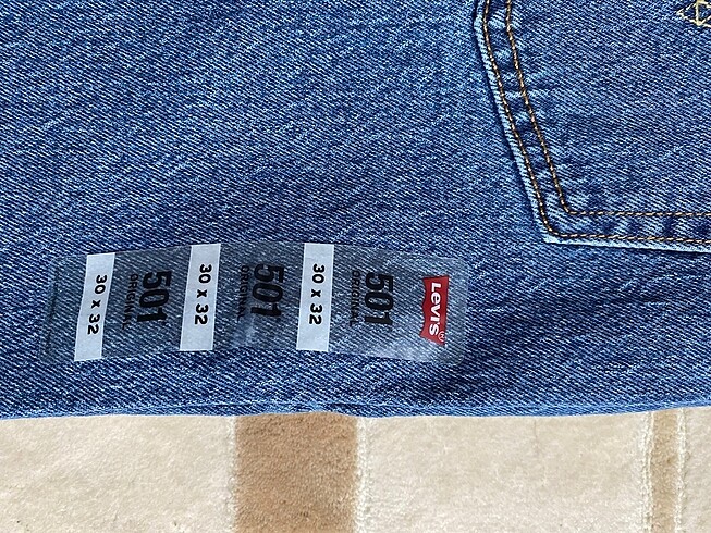 30 Beden gri Renk Levis original 501