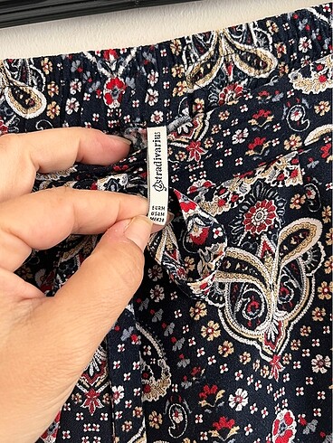 m Beden çeşitli Renk Kumaş cepli pantalon