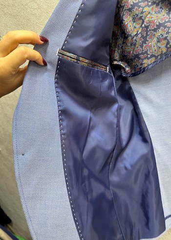 Ted david Erkek Mavi Regular Fit Ceket - Görsel 6