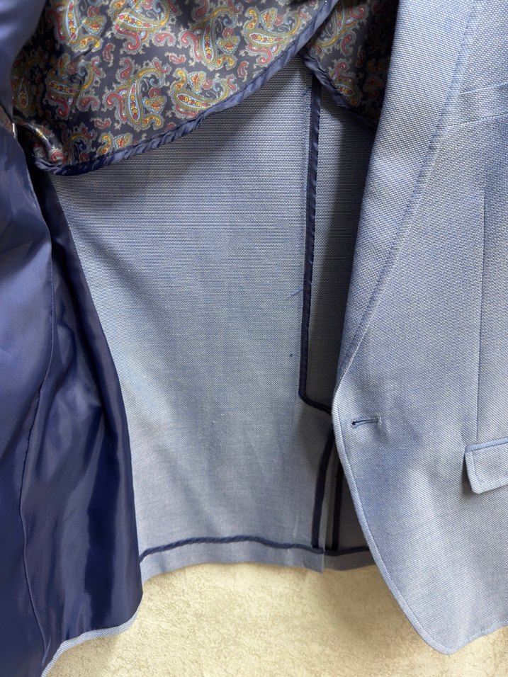 Ted david Erkek Mavi Regular Fit Ceket - Görsel 3