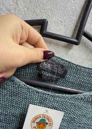 Jack jones Gri Uzun Kollu Örgü Erkek Kazak - Görsel 5