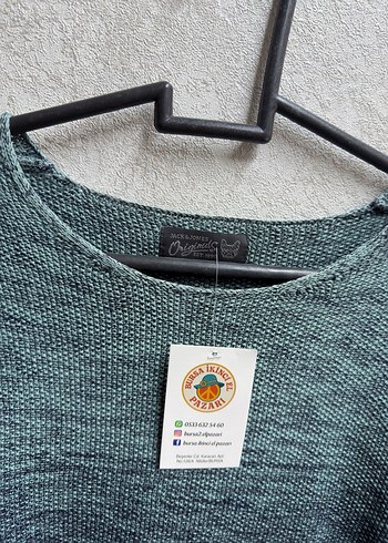 Jack jones Gri Uzun Kollu Örgü Erkek Kazak - Görsel 3