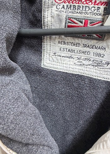 Düğmeli Beyaz Midi unisex kaz tüyü kayak montu - Görsel 6