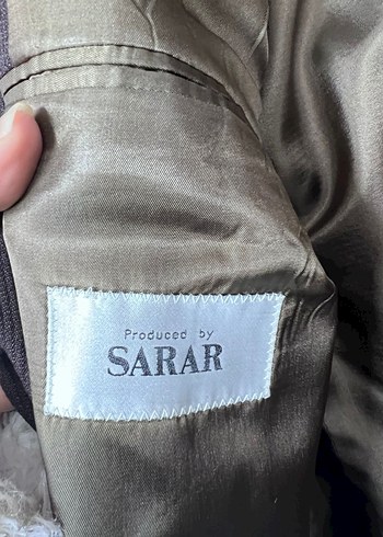 Sarar Kahverengi Erkek kruvaze ceket - Görsel 3