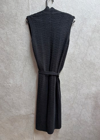 LCW Gri Uzun Örme Yün Kadın Süveter - Görsel 2