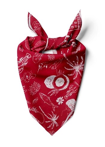Zara orijinal bandana Renkli Kırmızı Bohem Kadın Fular