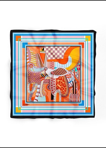 Diğer Light&art Hermes tasarım bandana&fular 56-56 cm