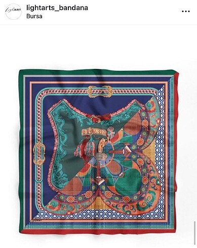 Light&art özel hermes tasarım bandana&fular