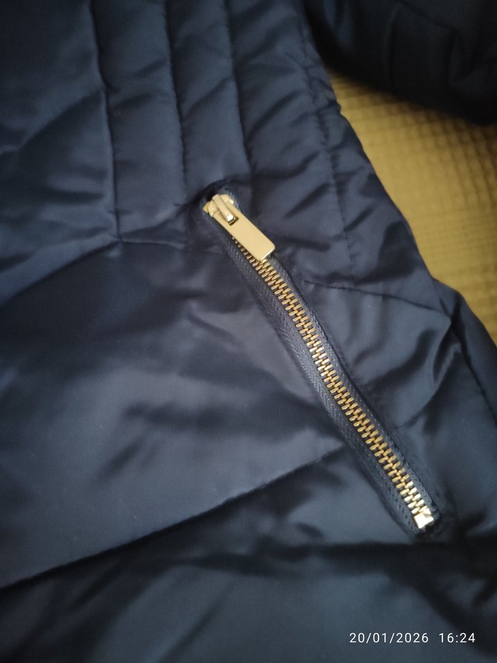 DEFACTO LACİVERT Fermuarlı Kadın Kışlık Mont - Görsel 4