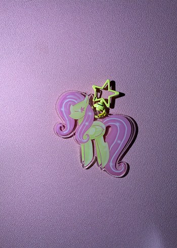 My Little Pony fluttershy akrilik Anahtarlık