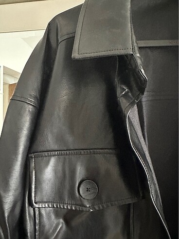 Stradivarius suni deri ceket