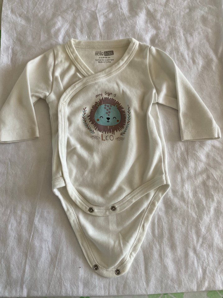 Renkli Nakışlı Uzun Kollu Bebek Body - Görsel 2