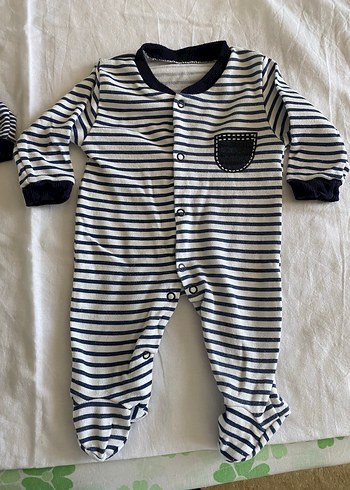 Erkek Bebek İki Parça Tulum Seti - Görsel 3