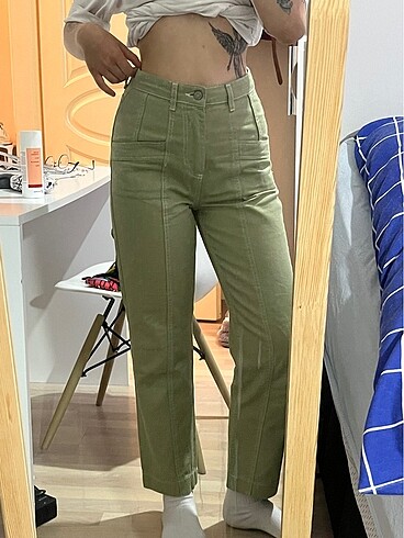 Vintage yeşil pantolon