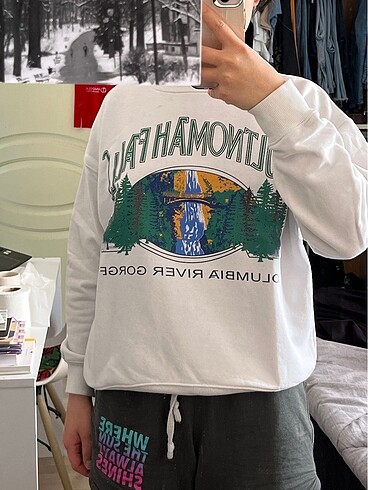 Addax Beyaz sweatshirt