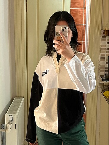 Çok renkli vintage sweatshirt