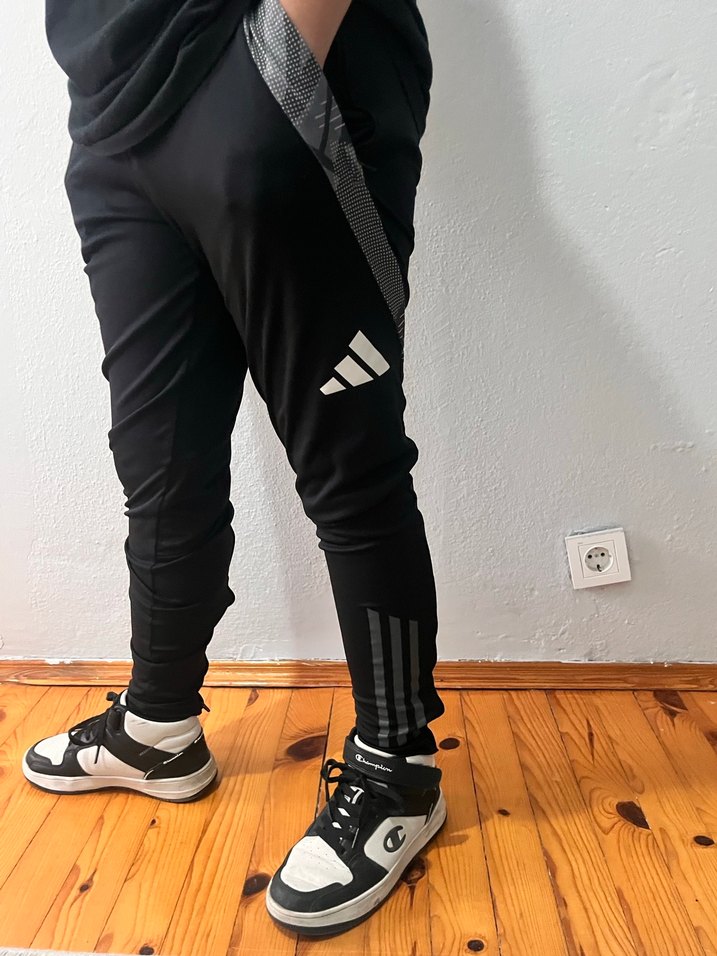 Siyah Bağcıklı Erkek Çocuk Eşofman Altı - Görsel 2