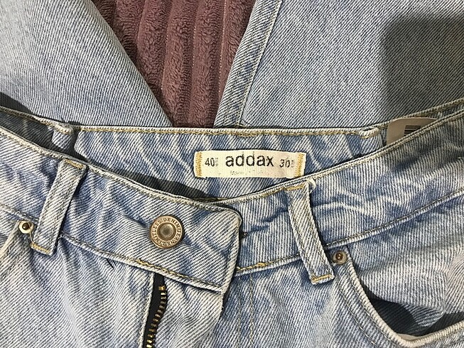 38 Beden mavi Renk Addax kot pantolon