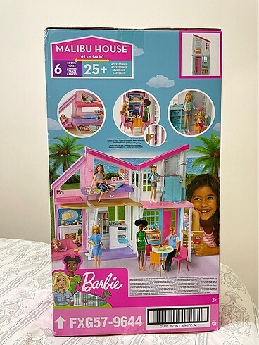  Beden Barbie malibu evi