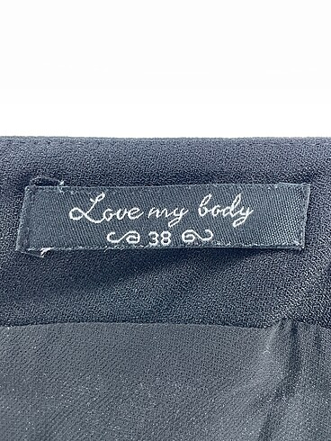 38 Beden siyah Renk Love My Body Uzun Tulum %70 İndirimli.