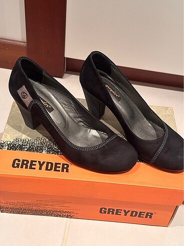 Greyder süet topuklu ayakkabı