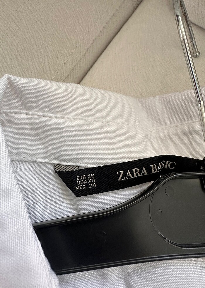 Zara kadın beyaz gömlek - Görsel 5