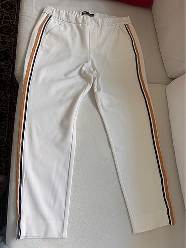 Zara Zara yandan şeritli kadın pantolon