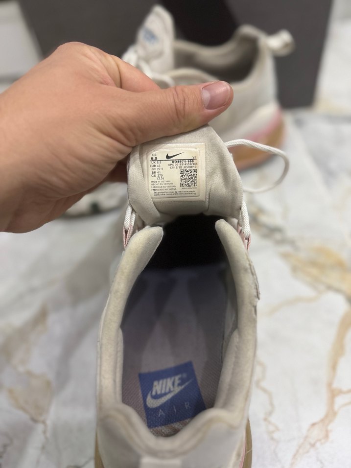 Beyaz ErkekSpor Ayakkabı Nıke Air - Görsel 5