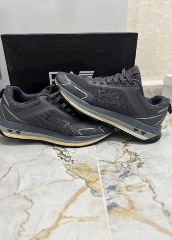 EA7 Gri Erkek Spor Ayakkabı Orijinal Emporia - Görsel 3