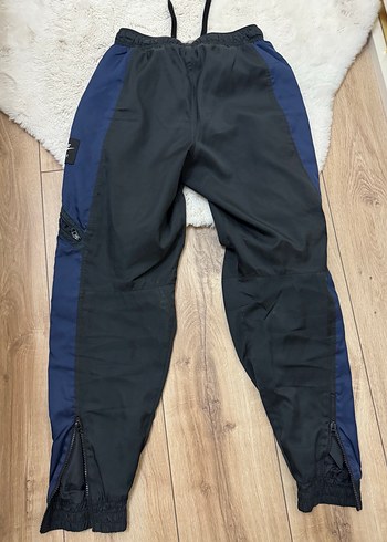 Nıke Erkek Lacivert Siyah Fermuarlı Rahat Eşofman - Görsel 4