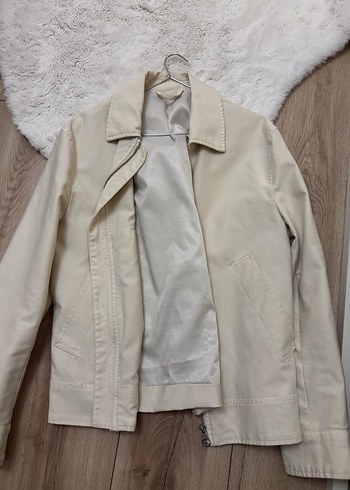 Bej Erkek Keten Ceket, Regular Fit, Midi Boy - Görsel 4