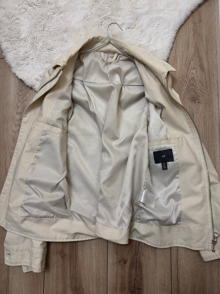 Bej Erkek Keten Ceket, Regular Fit, Midi Boy - Görsel 5