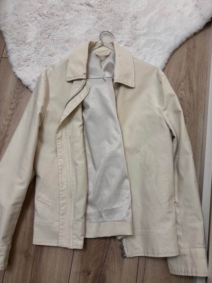 Bej Erkek Keten Ceket, Regular Fit, Midi Boy - Görsel 4