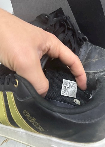 Siyah Sarı Adidas Günlük Spor Ayakkabı - Görsel 3